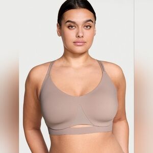 2pk VSX Elevate Strappy-Comfort Sports Bra // Blush-grey And Taupe